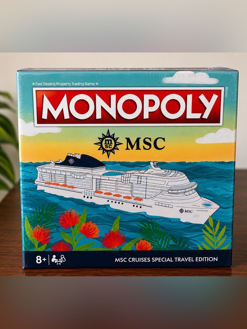 Brand New SEALED MSC Cruise Monopoly Special Travel Edition Exclusive Game Piece